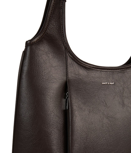 PORTO Vegan Hobo Bag - Theme | Color: Coffee - variant::coffee