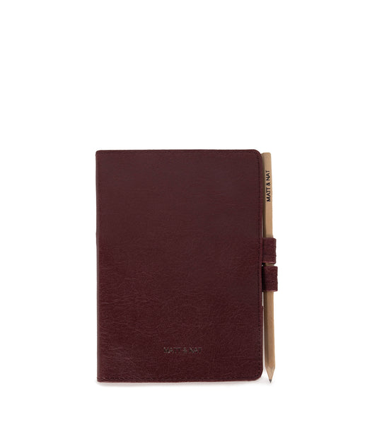 MAGISTRALSM Small Vegan Notepad Cover - Vintage | Color: Cerise - variant::cerise