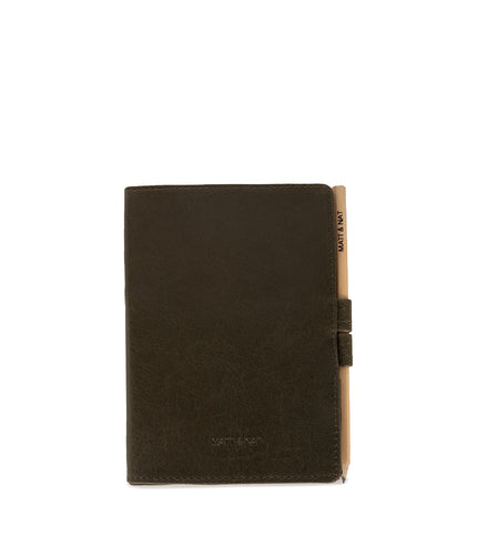 MAGISTRALSM Small Vegan Notepad Cover - Vintage | Color: Olive - variant::olive