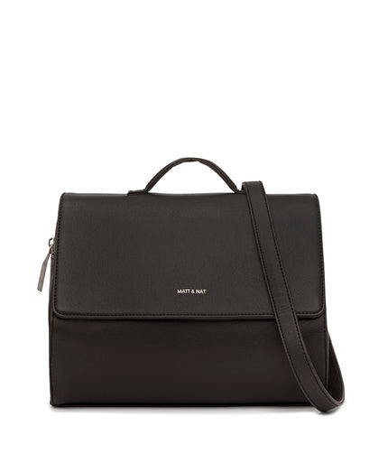 PHI Vegan Crossbody Bag - Vintage | Color: Black - variant::black