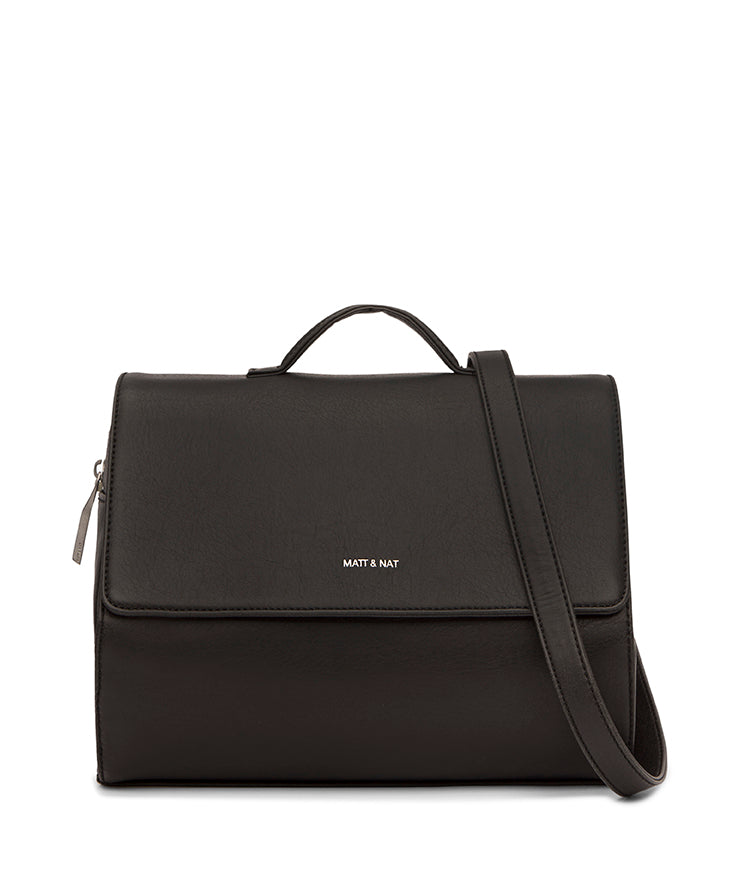 PHI Vegan Crossbody Bag - Vintage | Color: Black - variant::black