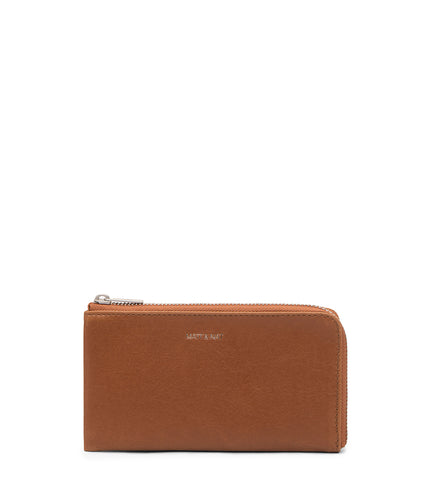 TWIN Vegan Wallet - Vintage | Color: Chili Matte Nickel - variant::chili matte nickel