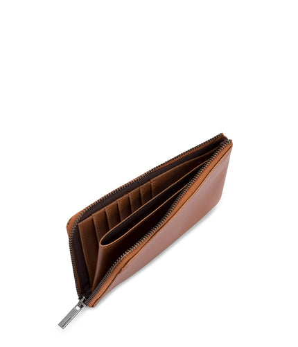 TWIN Vegan Wallet - Vintage | Color: Chili Matte Nickel - variant::chili matte nickel