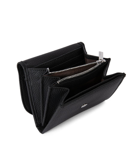 NANO Vegan Wallet - Grain | Color: Black - variant::black