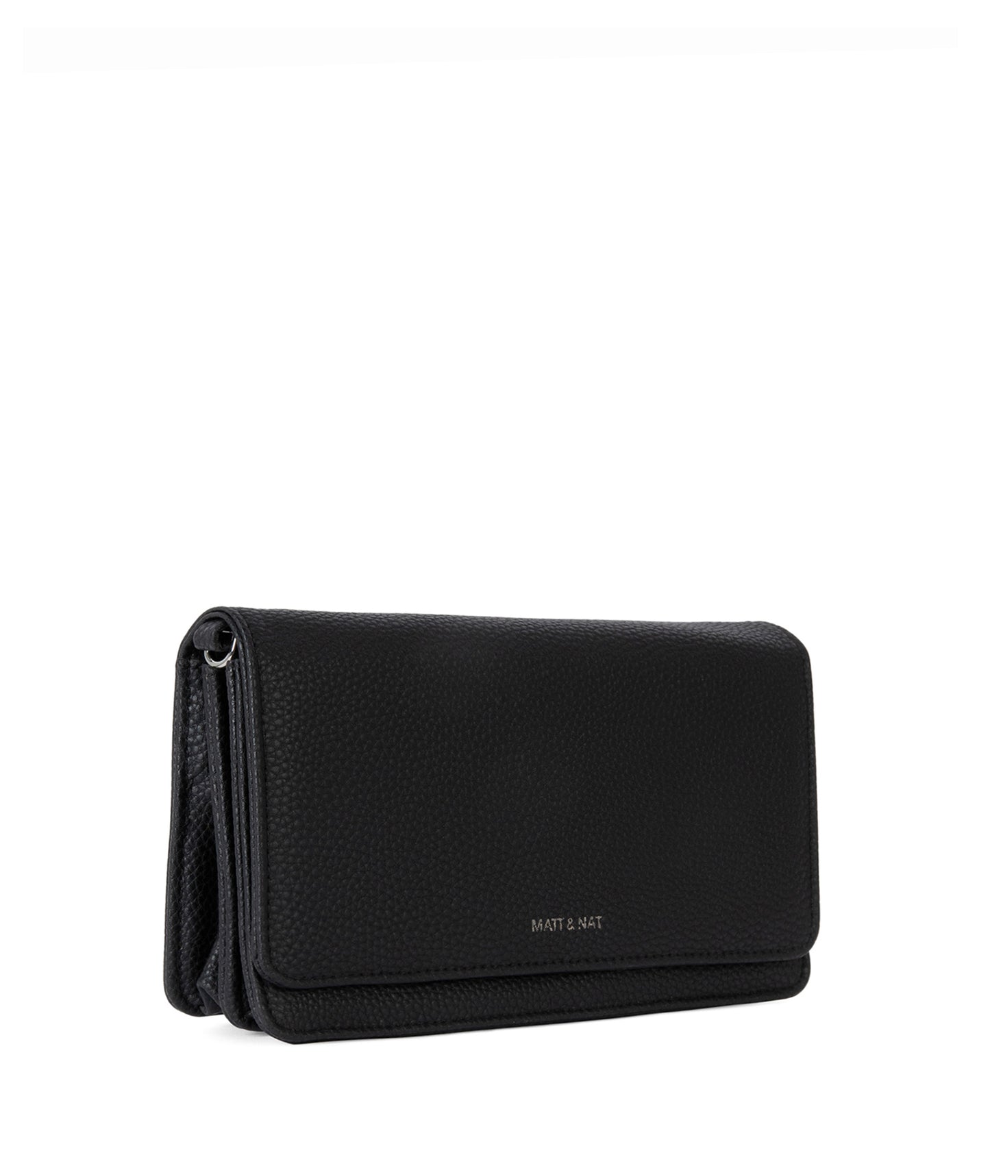 BEE Vegan Crossbody Bag - Grain | Color: Black - variant::black
