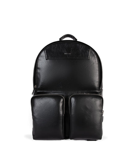 DONNIE Vegan Backpack – Theme | Color: Black - variant::black