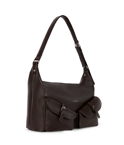 MALDA Vegan Shoulder Bag – Theme | Color: Coffee - variant::coffee