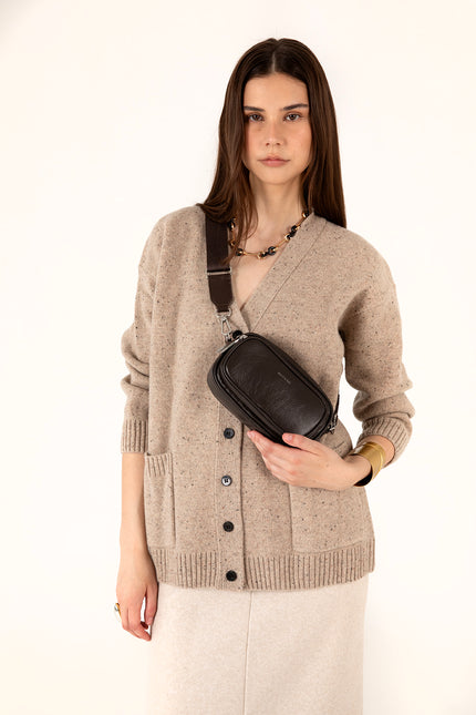 SOLEIL Vegan Crossbody Bag - Theme | Color: Coffee - variant::coffee