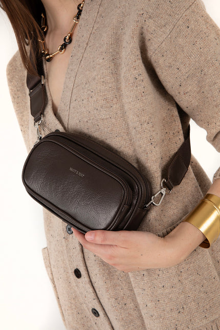 SOLEIL Vegan Crossbody Bag - Theme | Color: Sepia - variant::sepia