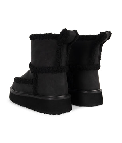 UMMI Women's Vegan Comfort Boot | Color: Black - variant::black