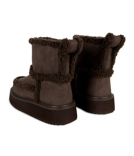 UMMI Women's Vegan Comfort Boot | Color: Brown - variant::brown