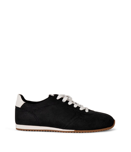 ZETTA Women's Vegan Sneakers | Color: Black - variant::black