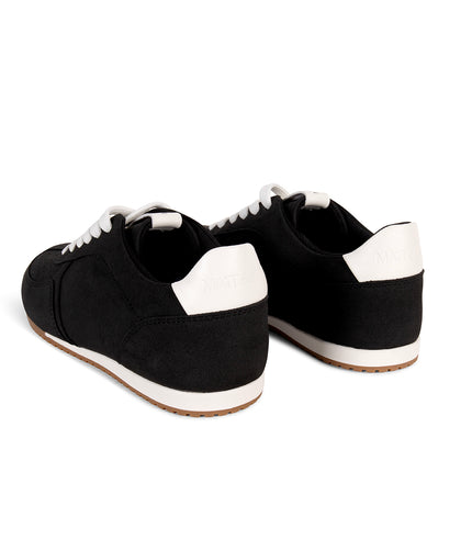 ZETTA Women's Vegan Sneakers | Color: Black - variant::black