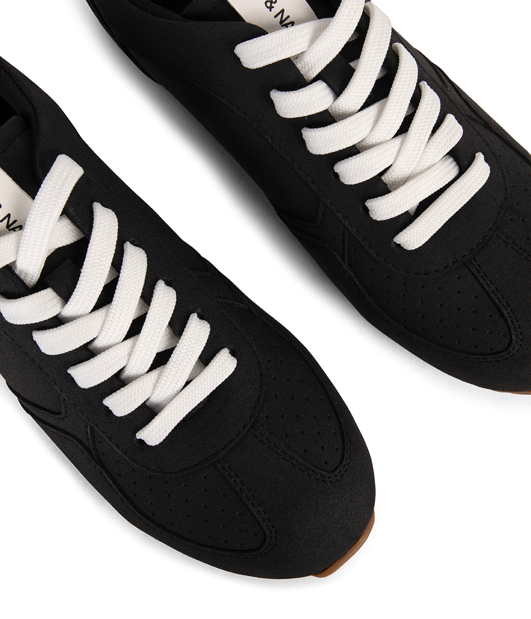 ZETTA Women's Vegan Sneakers | Color: Black - variant::black