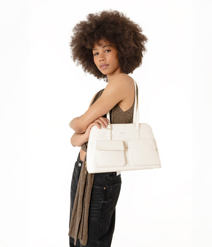 IMENA Vegan Tote Bag – Forum | Color: Cocoa - variant::cocoa