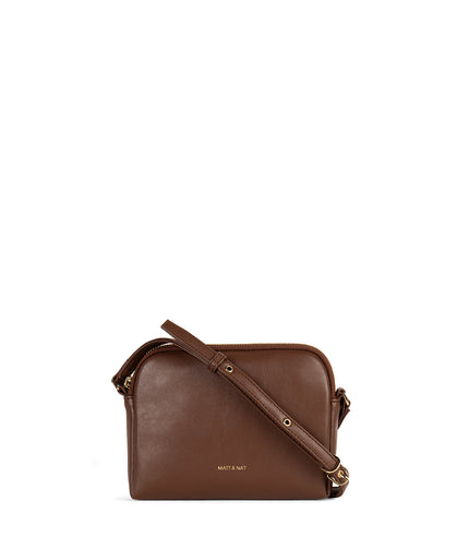 KRISTY Slim Vegan Crossbody Bag - Forum | Color: Cocoa - variant::cocoa