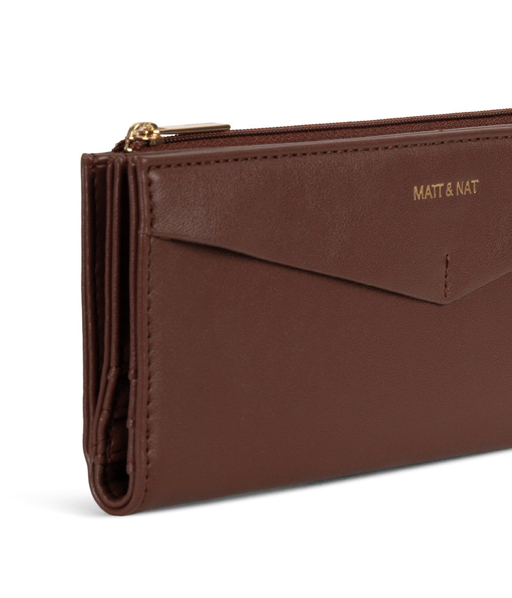 ROME Vegan Bifold Wallet - Forum | Color: Cocoa - variant::cocoa