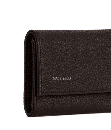 ARTIN Vegan Wallet - Grain | Color: Fudge - variant::fudge