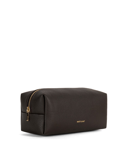 BLAIR Vegan Toiletry Case - Grain | Color: Fudge - variant::fudge