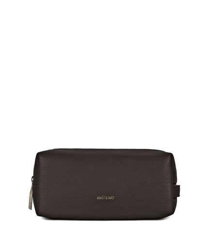 BLAIR Vegan Toiletry Case - Grain | Color: Fudge - variant::fudge