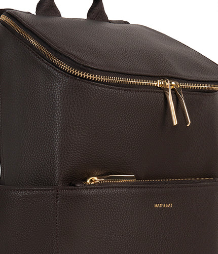 BRAVE Vegan Backpack - Grain | Color: Fudge - variant::fudge