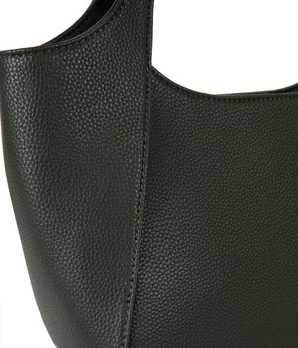 CHARLOT SM Vegan Tote Bag - Grain | Color: Rosemary - variant::rosemary