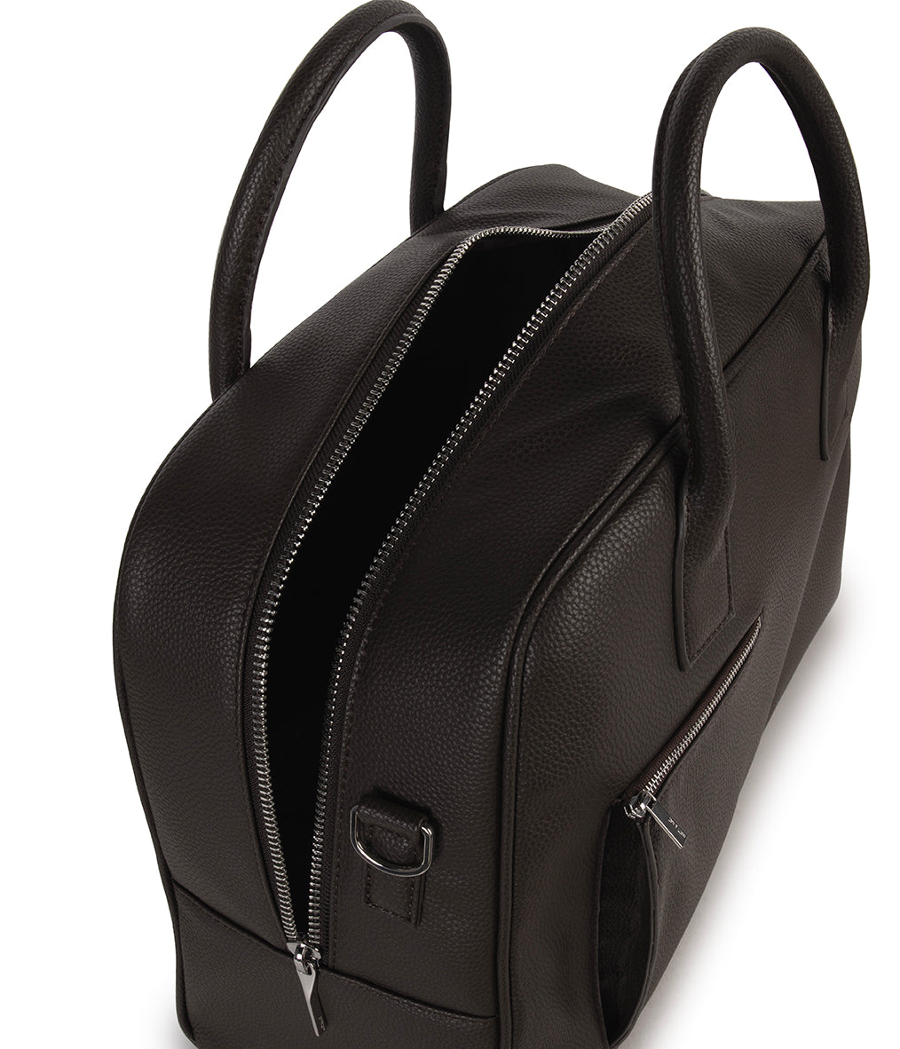 DENIS Vegan Weekender Bag - Grain | Color: Fudge - variant::fudge