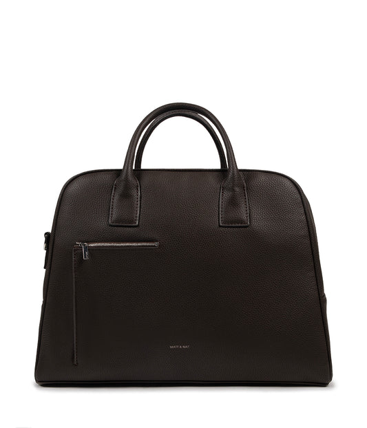 DENIS Vegan Weekender Bag - Grain | Color: Fudge - variant::fudge