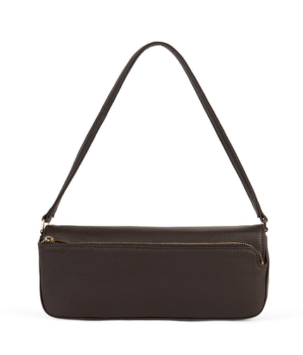 ENA Vegan Shoulder Bag - Grain | Color: Fudge - variant::fudge