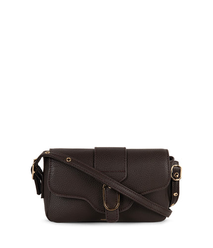 ISABELLE SM Vegan Crossbody Bag – Grain | Color: Fudge - variant::fudge