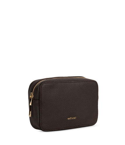 LARRA Vegan Belt Bag – Grain | Color: Fudge - variant::fudge