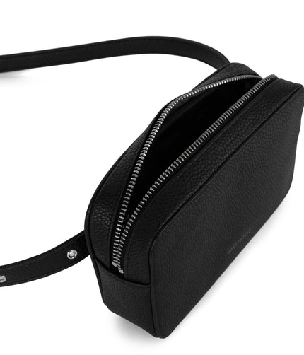 LARRA Vegan Belt Bag – Grain | Color: Black - variant::black