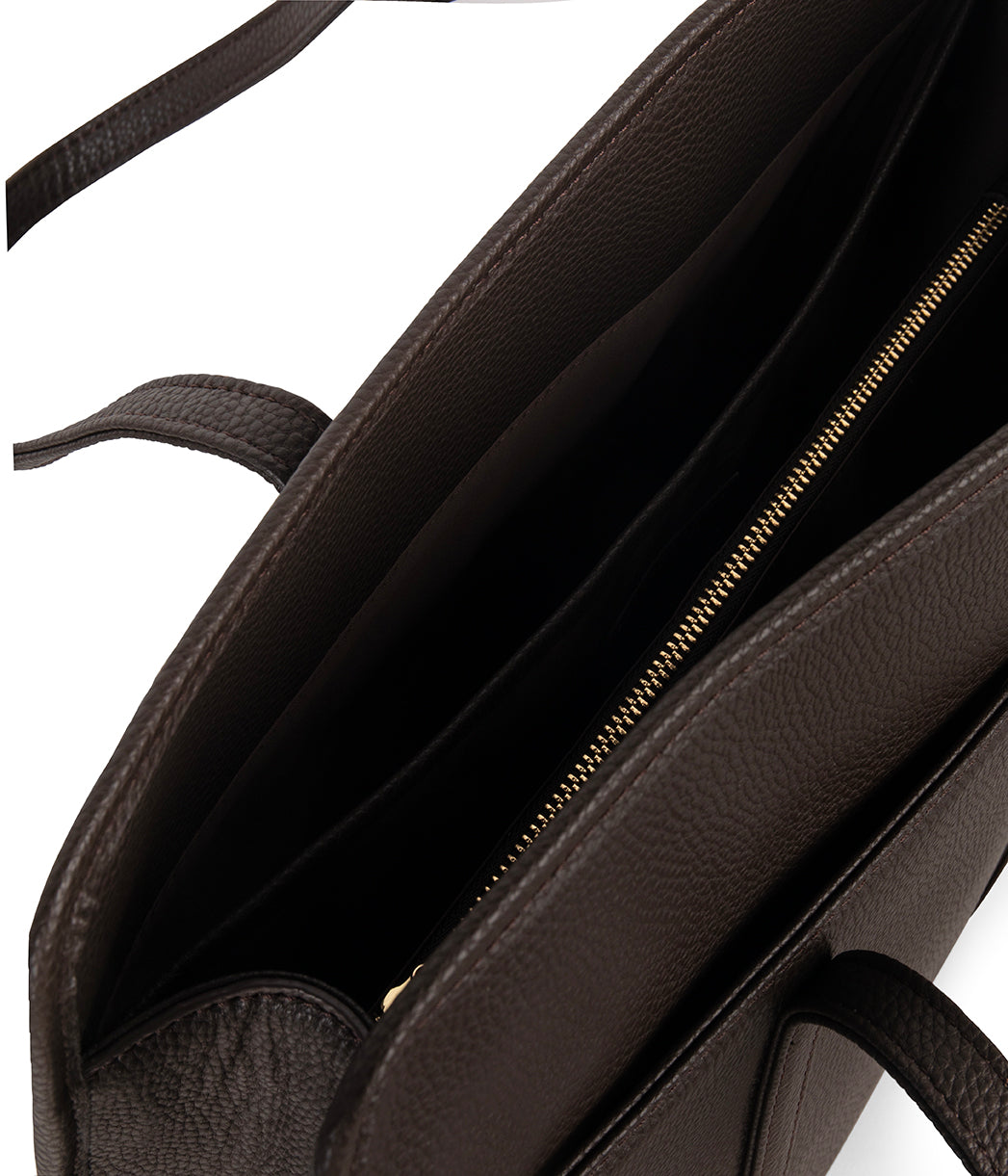 LUSIK Vegan Tote Bag – Grain | Color: Fudge - variant::fudge