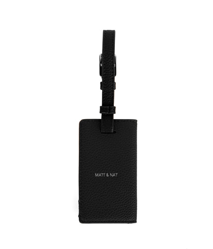 MAP Vegan Luggage Tag - Grain | Color: Black - variant::black