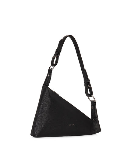 MATINA Vegan shoulder bag - Grain | Color: Black - variant::black