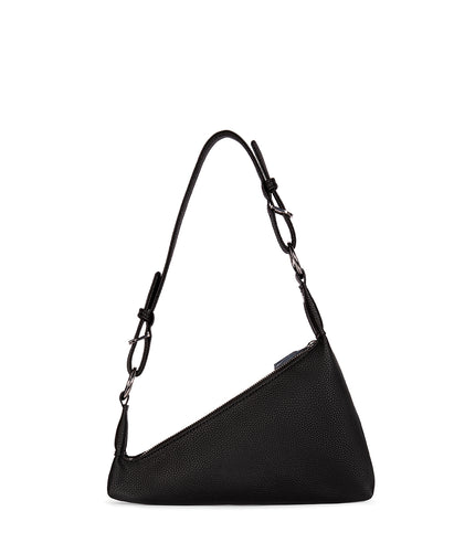 MATINA Vegan shoulder bag - Grain | Color: Black - variant::black