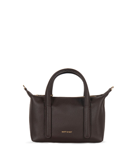 MOLA Vegan Crossbody Bag - Grain | Color: Fudge - variant::fudge