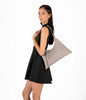 MORGAN Vegan Hobo Bag – Grain | Color: Black - variant::black