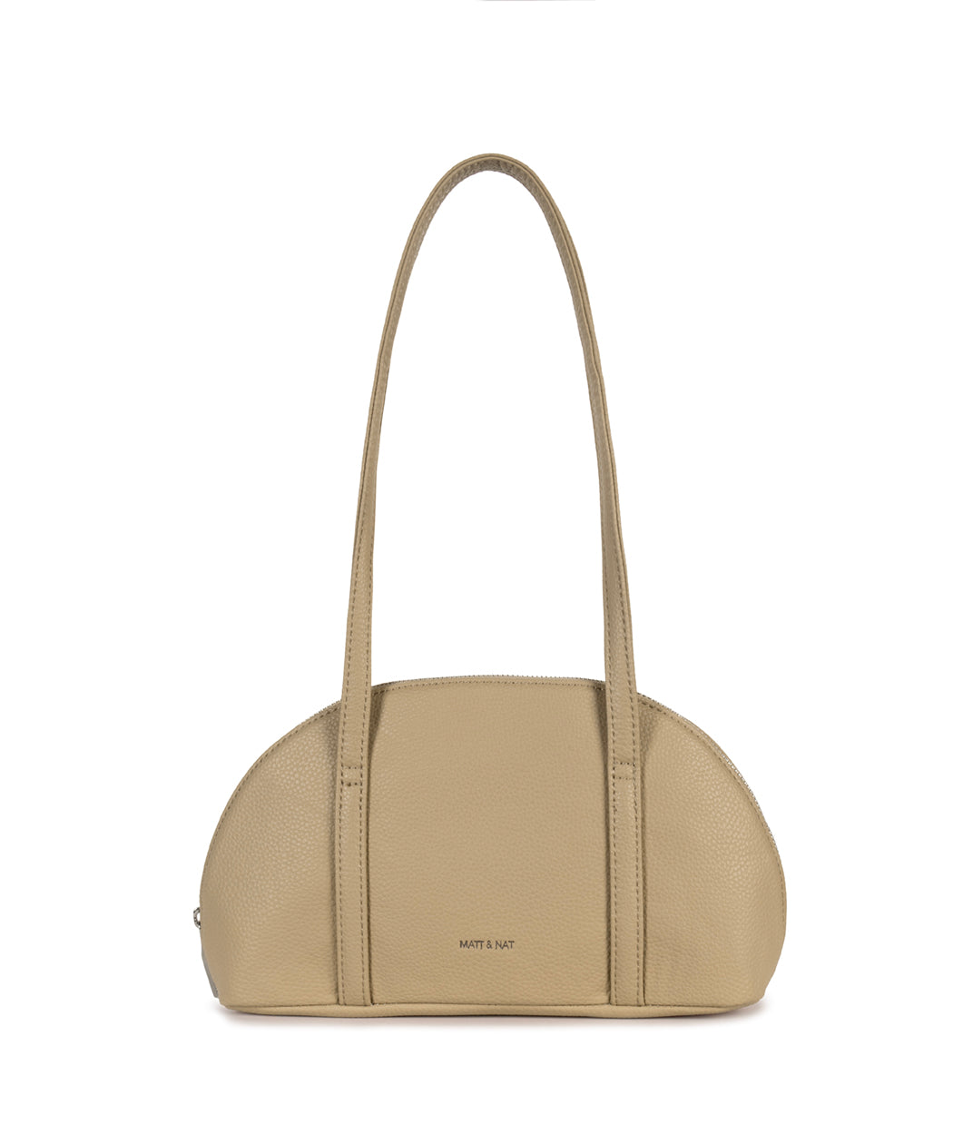 REA Vegan Satchel - Grain | Color: Almond - variant::almond