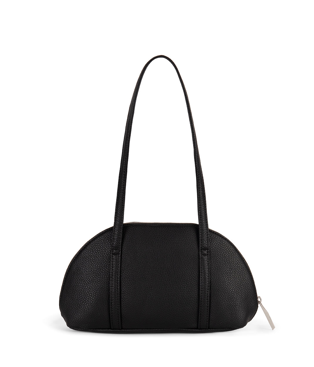 REA Vegan Satchel - Grain | Color: Black - variant::black