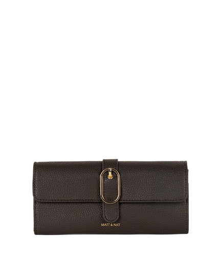 SEUN Vegan Wallet – Grain | Color: Fudge - variant::fudge
