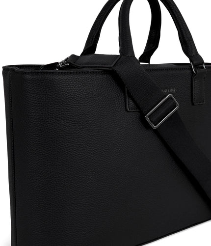 SEVYN Vegan Satchel - Grain | Color: Black - variant::black