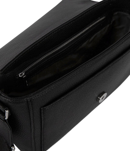 SUNNY Vegan Shoulder Bag – Grain | Color: Black - variant::black