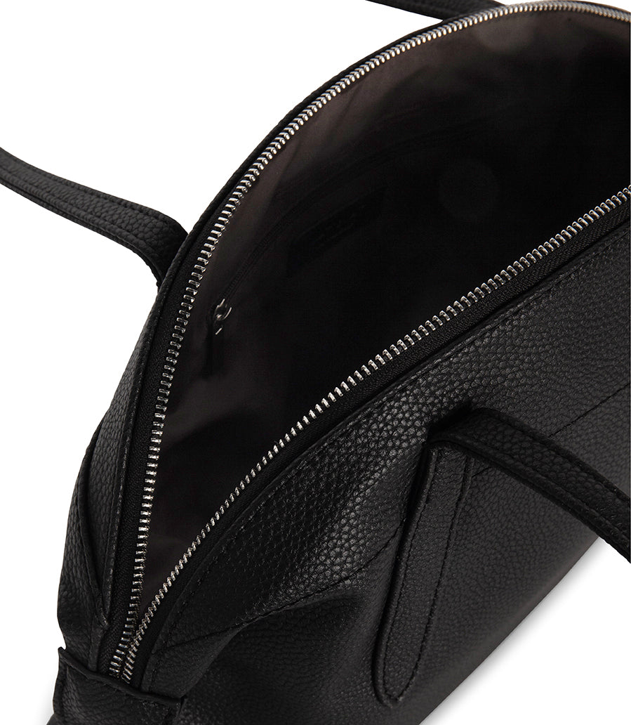 Vania Vegan Tote Bag – Grain | Color: Black - variant::black