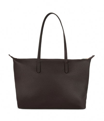 ABBI Vegan Tote Bag - Grain | Color: Fudge - variant::fudge
