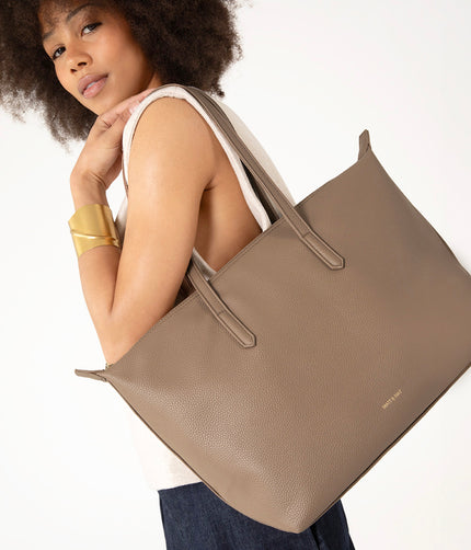 ABBI Vegan Tote Bag - Grain | Color: Rosemary - variant::rosemary