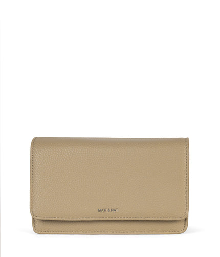 BEE Vegan Crossbody Bag - Grain | Color: Almond - variant::almond