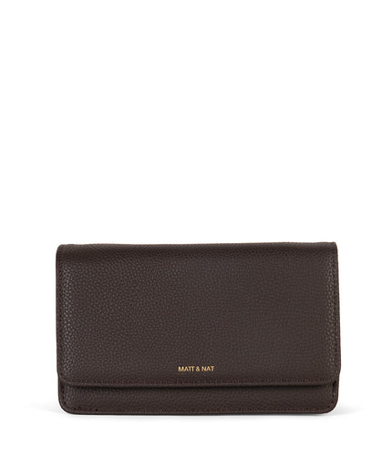 BEE Vegan Crossbody Bag - Grain | Color: Fudge - variant::fudge