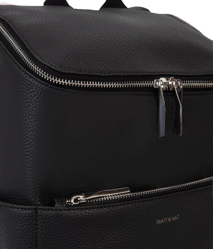BRAVE Vegan Backpack - Grain | Color: Black - variant::black