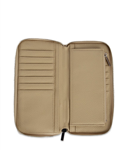CENTRAL Vegan Wallet - Grain | Color: Almond - variant::almond
